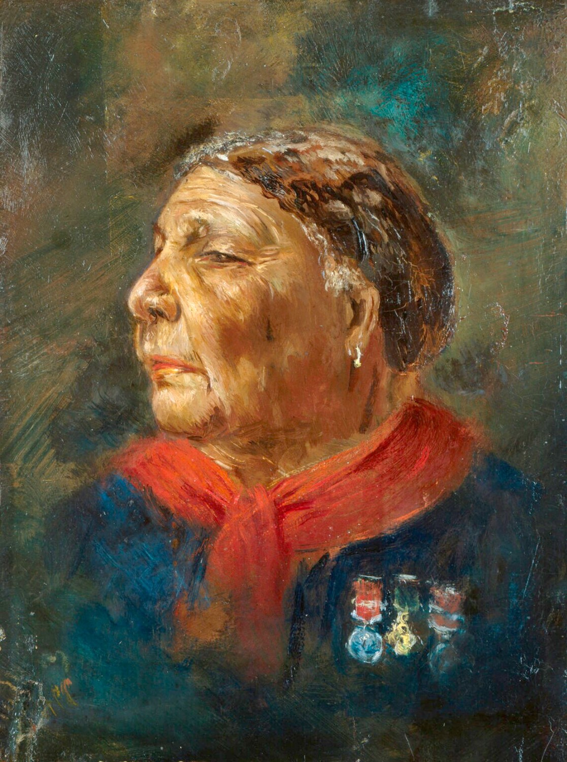 Mary Seacole, painted around 1869 by Albert Charles Challen. National Portrait Gallery, London; via Wikimedia Commons. Public domain.
